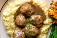 Tender Turkey Meatballs in Velvety Gravy