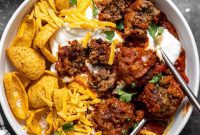 Homestyle Meatball Chili