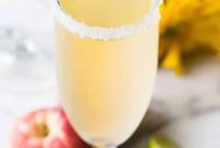 Sparkling Peach Tequila Twist