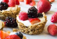 Homemade Fruit Yogurt Granola Cups Video Tutorial