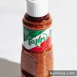 A bottle of tajin seasoning un-opened.