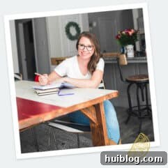 My Secret Weapon Pickled Red Onions 3 Author sitting at table smiling
