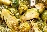 Irresistible Slow Cooker Parmesan Brussels Sprouts