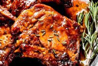 Sticky Sweet Brown Sugar Pork Chops