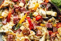 Loaded Italian Antipasto Pasta Salad
