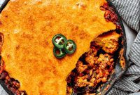 Hearty Chili Cornbread Bake