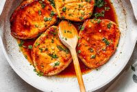 Sticky Honey Garlic Chops