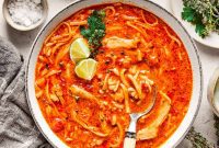 Silky Chicken Chili Broth