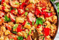Homestyle Louisiana Chicken and Sausage Jambalaya