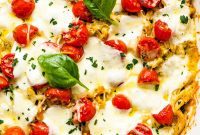 Zesty Caprese Chicken Bake