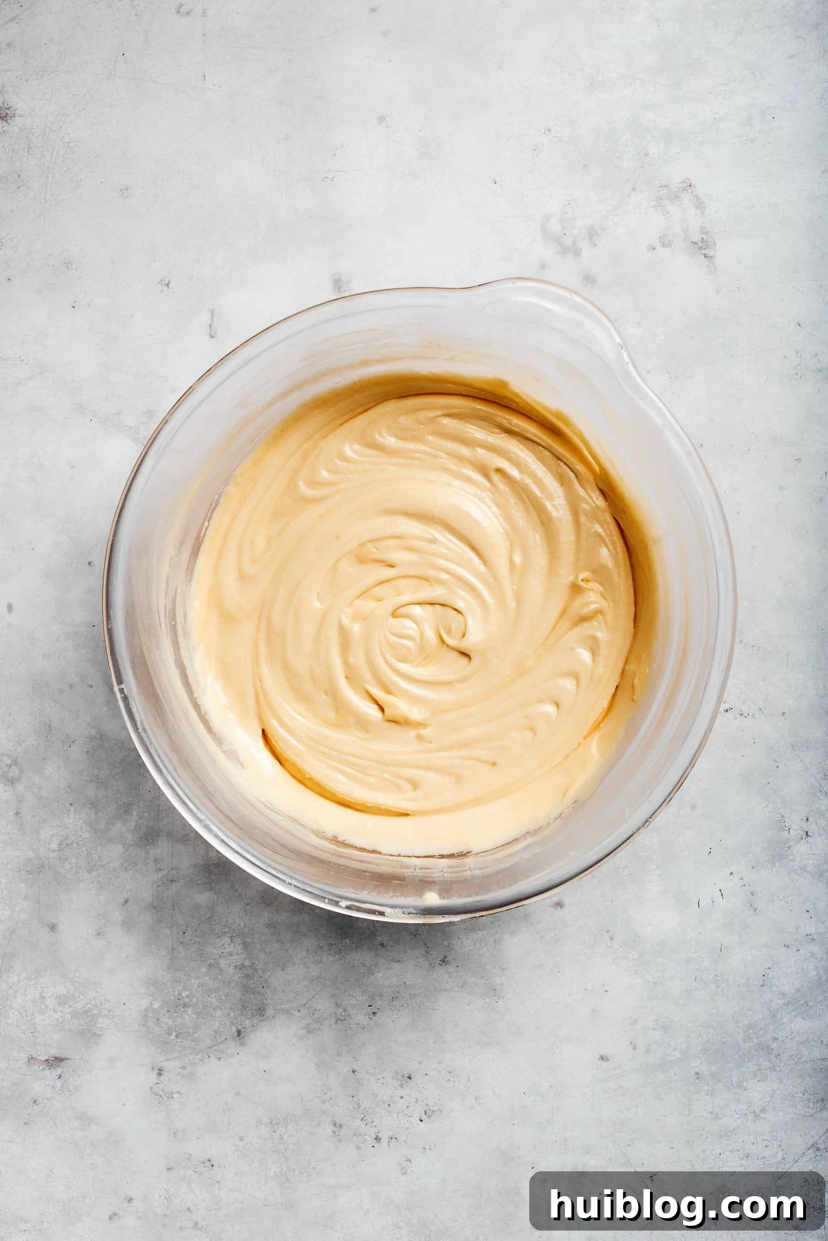 Sock it to me cake batter in bowl.