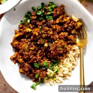 Cuban picadillo served in bowls.