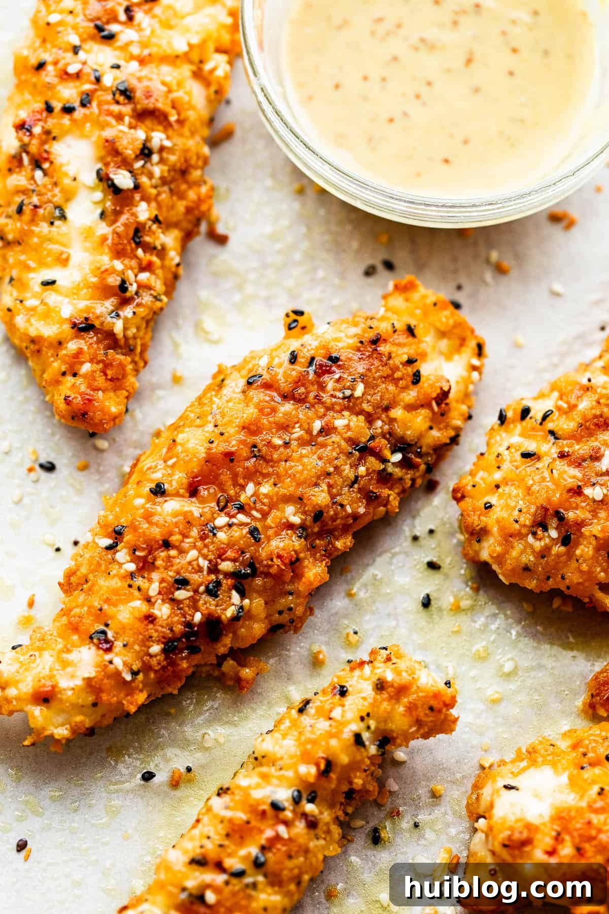 Everything Bagel Crusted Chicken Tenders 6 baked Everything Bagel Chicken Tenders
